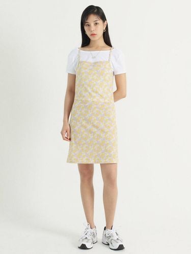 Flower Pattern Sleeveless Dress - oneninenineone - Modalova