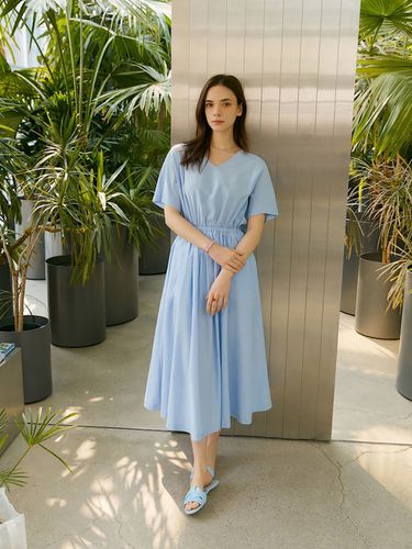 Summer V-Neck Dress (Cloud) - kotelo - Modalova