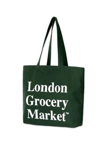 Cotton Market Bag (Forest Green) - LONDON GROCERY MARKET - Modalova