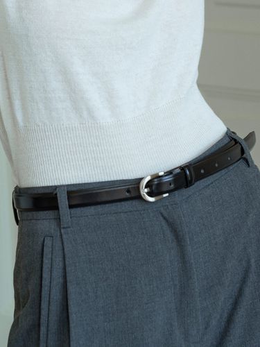 Leather belt_Black - Siyazu - Modalova