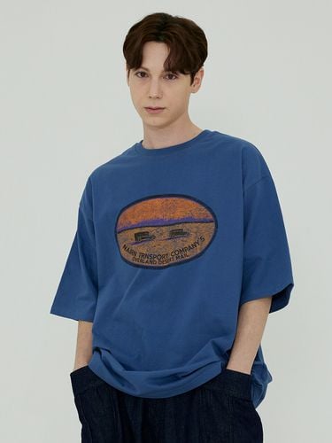 Circle Graphic Over Short Sleeve Tee - OTHERFITS - Modalova