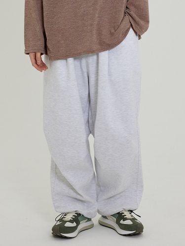 Wide balloon sweatpants light gray - OTHERFITS - Modalova