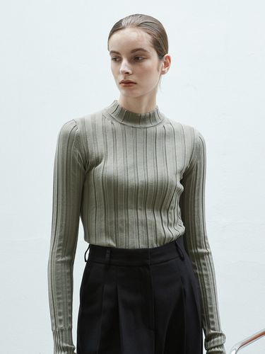 Slim Warmer Rib Knit Top () - octette - Modalova