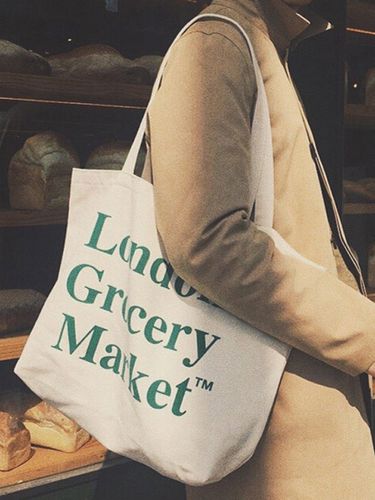 Cotton Market Bag - LONDON GROCERY MARKET - Modalova