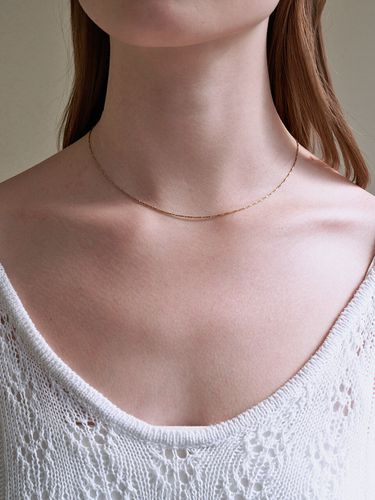 Simple Line Necklace - 2 Colors - ADAUL - Modalova