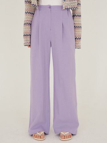 FJD Banding Wide Pants_Purple - REORG - Modalova