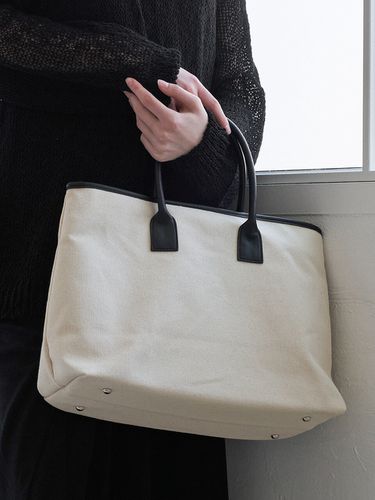 Easy Canvas Tote Bag - Black - ADAUL - Modalova