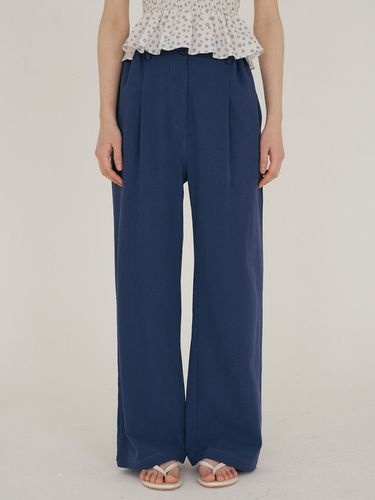 FJD Banding Wide Pants_Deep Blue - REORG - Modalova