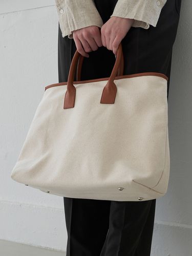 Easy Canvas Tote Bag - Brown - ADAUL - Modalova