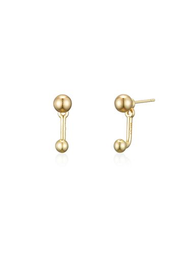 K double ball two way earring - LUNNE - Modalova