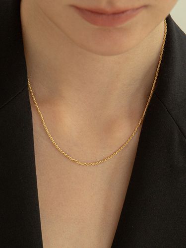 K Bold Rope chain necklace - LUNNE - Modalova