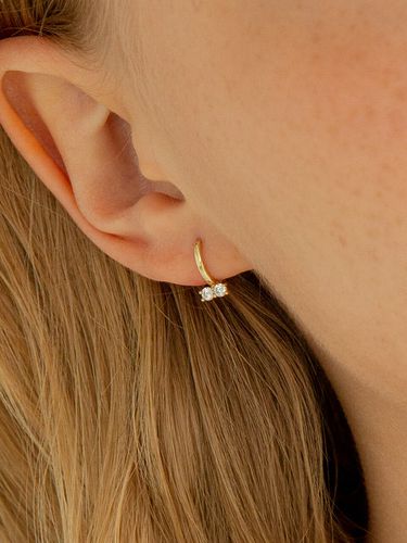 K Double one touch Ring earring - LUNNE - Modalova