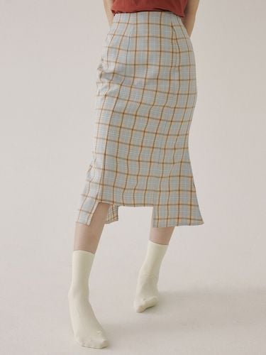 KST Mermaid Check Skirt_Pink - REORG - Modalova