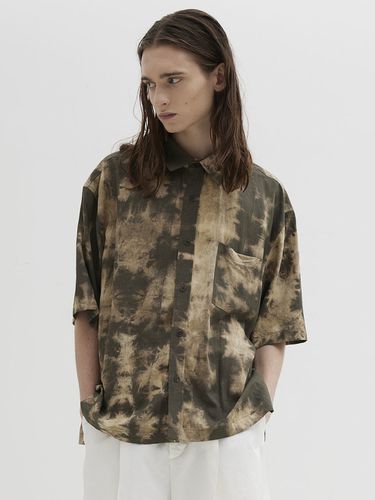 Gallant Tie-Dyed Linen-Blend Shirt - Theballon MEN - Modalova