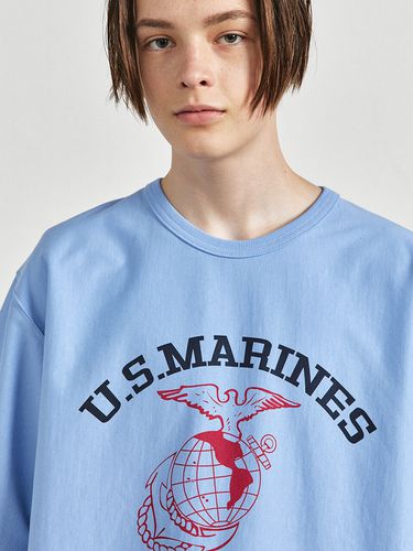 U.S Marines T-Shirt (Sky Blue) - UNION BALANT - Modalova