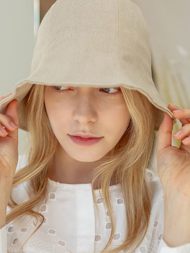 Subi Linen Bucket hat_2color - meminn - Modalova