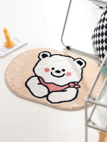 Teddy Jacquard Foot Mat - BELLELIFE - Modalova