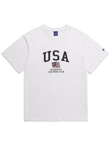 USA T-shirt White - STAFFONLY - Modalova