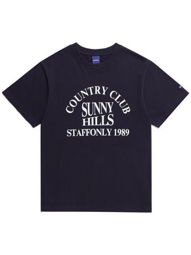 Sunny Hills T-shirt Navy - STAFFONLY - Modalova