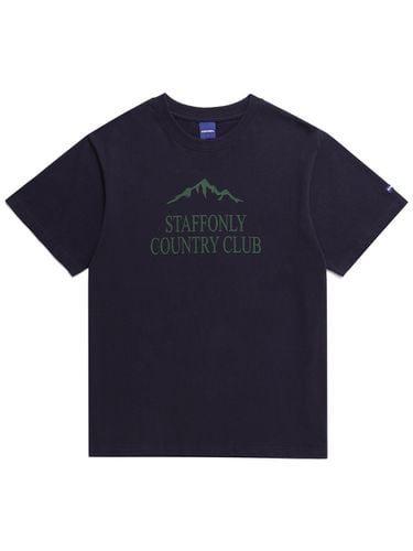 Mountain CC T-shirt Navy - STAFFONLY - Modalova