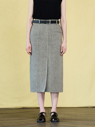 Naomi Linen Denim Skirt_2 Colors - Oui mais non - Modalova