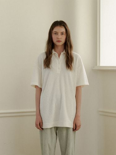 Terry Button Over T-shirt_ Cream - MAROYH - Modalova