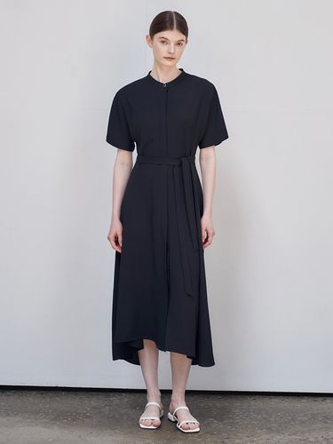 Summer High Neck Dress - Black - NILBY P - Modalova