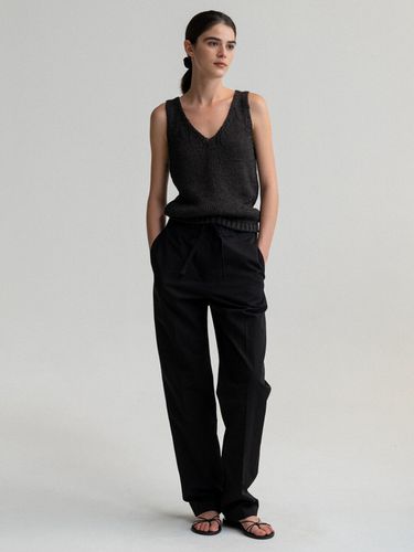 String Chino Trousers (Black) - NOTHING WRITTEN - Modalova