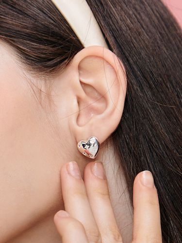 Alice Heart Earrings (2 Colors) - Hei - Modalova