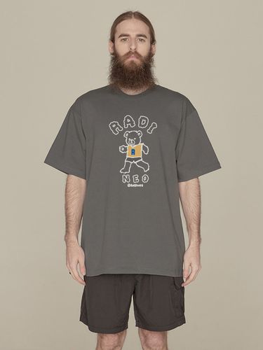 Radi Bear Short Sleeve T Shirt Grey - RADINEO - Modalova