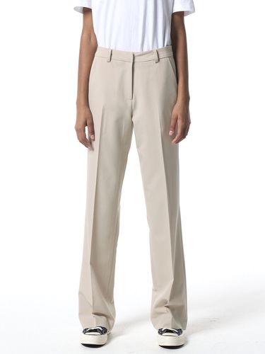 Cool Semi Wide Pants_Beige - MaLoupe - Modalova