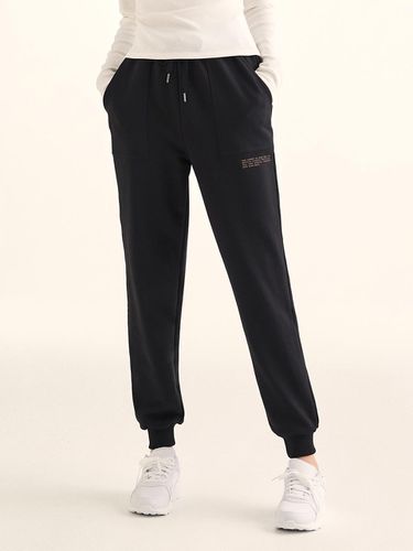 Good Vibe Jogger Pants (Black) - CORALIQUE - Modalova