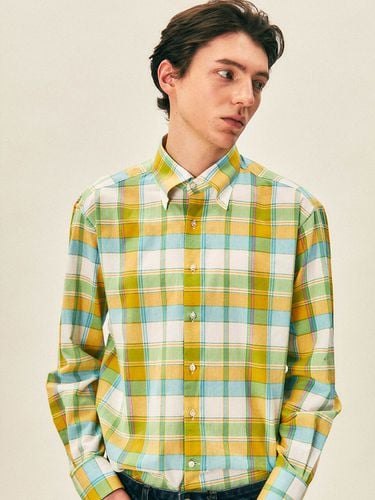 E CS GREEN multi color check shirt - EDWARDMAX - Modalova