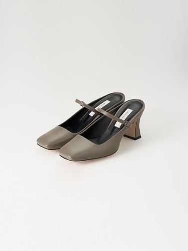 Nella Heeled Mules - Dark Grey (7CM) - Marie mon dieu - Modalova