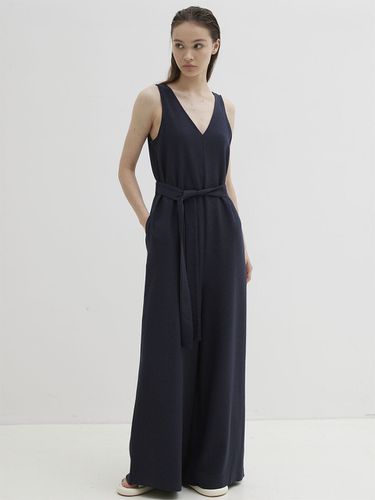 Marta Jumpsuit_Navy - Theballon - Modalova