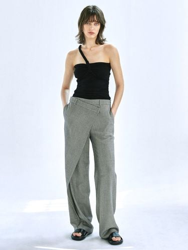 Liza Wrapped Trousers_Brown - Theballon - Modalova