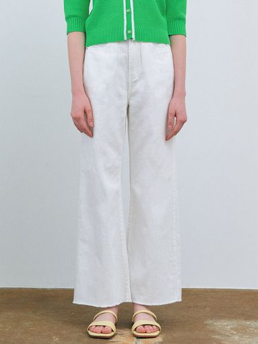 Wide Pants_White - ZEROSTREET - Modalova