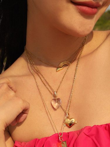 Dreamer Love Necklace_Gold - August Harmony - Modalova