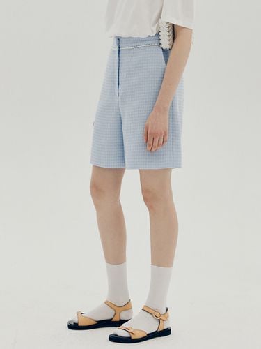 Tweed Embroidery Shorts - BEMUSE MANSION - Modalova