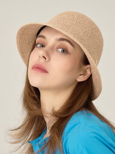 Round Bucket Hat Noel_5 Colors - WHITE SANDS - Modalova