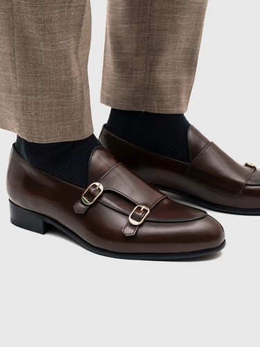 ALC033 Liberty Double Monk-Strap Shoes C.Brown - ALL CLASSIC - Modalova