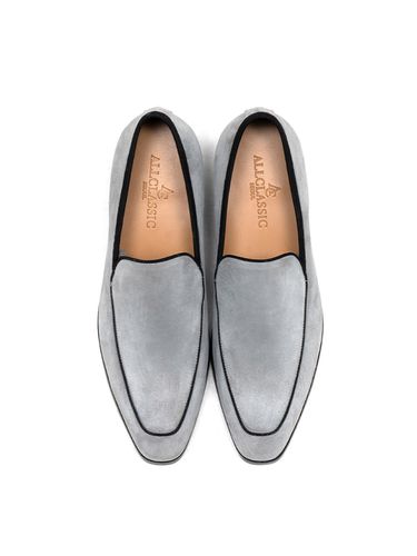 ALC123 Ardor Suede Loafers Gray - ALL CLASSIC - Modalova