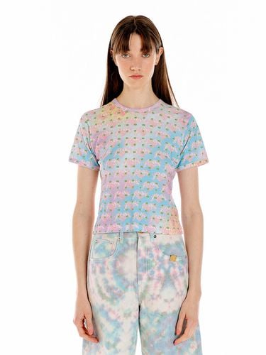 Upbeat Print Petite Tshirt - EENK - Modalova