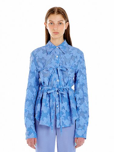 UCLLI Ribbon Tie Shirt - Violet - EENK - Modalova