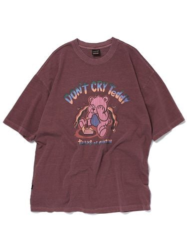 Dont Cry Teddy Pigment-Washed T-Shirt - CPGN - Modalova