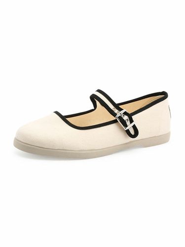 Gong-fu Bailarina Flats_Lona - VICTORIA SHOES - Modalova