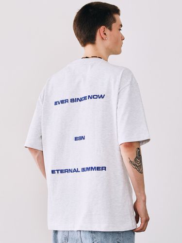 Double Logo Half Sleeve T-shirt - ESN - Modalova