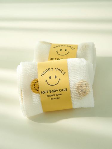 Happy Smile Bath Wash Shower Towel - DECOVIEW - Modalova