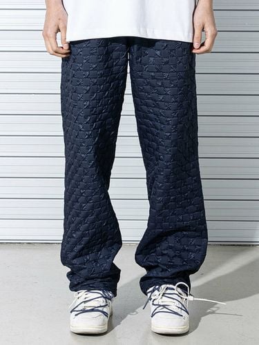 Checkerboard Track Pants Navy - MASSNOUN - Modalova