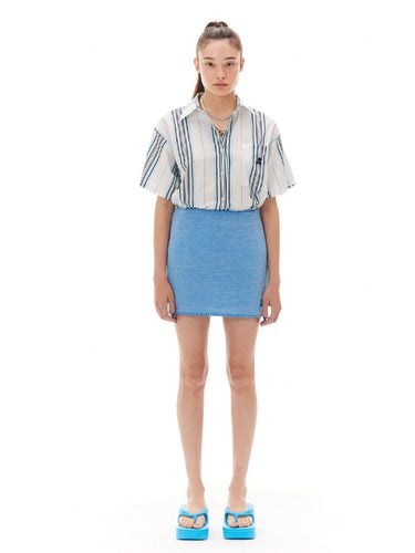 RR Knit Mini Skirt_ Blue - Rest&Recreation - Modalova